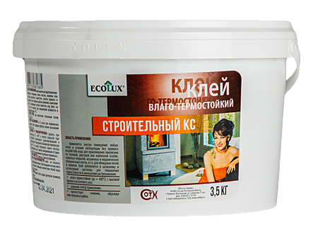 Клей строительный КС 1,5 кг ECOLUX (6)