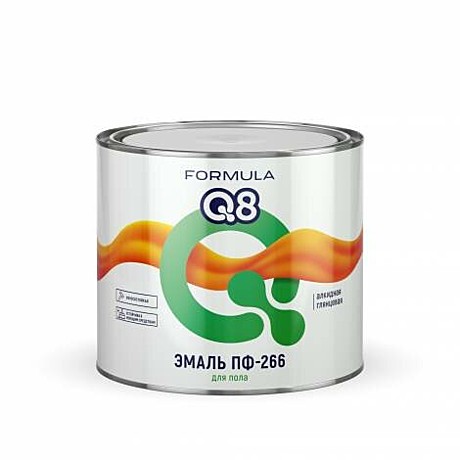 светлый орех  1,9 кг FORMULA Q8 Эмаль ПФ-266 (6)