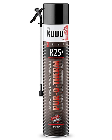 Напыляемая пенополиуретановая бесшовная теплоизоляция KUDO высокой плотности (12) KUPHTER10R25+