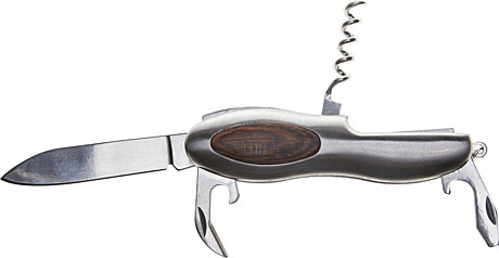 Нож DEXX складной, многофункциональный, метал.рукоятка, 5 функций, 47646