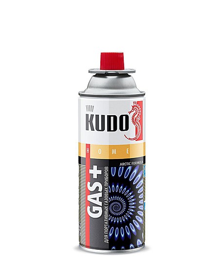 газ универс KUDO для портативных газовых приборов 520мл KU-Н403 (12)