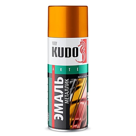 оранжевая олива эмаль металлик KUDO универ/аэрозольная 520мл KU-1051 (6)