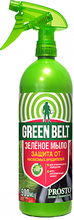 Продукция моющая Зеленое мыло PROSTO, Ж (фл 900 мл)  GREEN BELT - 12 шт/кор