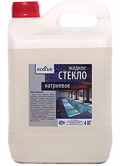 Жидкое стекло натриевое 15 кг ECOLUX