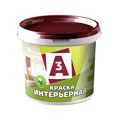 ВД краска А3 интерьерная 1,4кг ведро (12), Ижевск