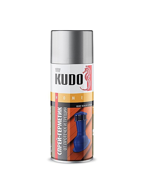 спрей черный Герметизирующий KUDO  KU-H302 520 мл (6)
