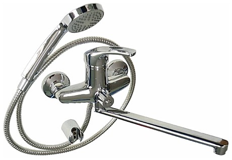 Смеситель для ванны aQuaDv Латунь, Б Изог Кор с Пер, Арт 710 - 02 Brass 