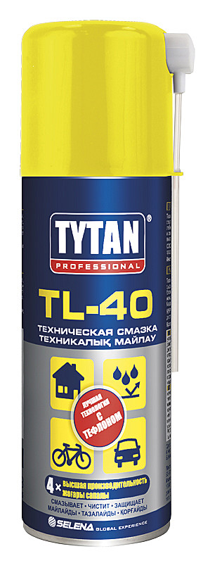 Смазка-аэрозоль техническая Титан TL-40 150мл, 15900