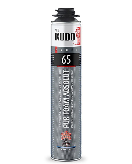 Пена монтажная KUDO PROFF 65 ALASKA (-10) (12) KUPР10W65