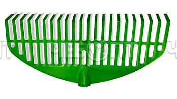 Грабли веерные пластиковые 22 зуба ОАЗИС ЗЕЛЕНЫЕ прямые, в коробке арт. 010819