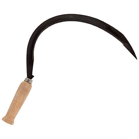 Серп садовый 300 мм усиленный арт. 180025, 332002 $ [60] Богатый урожай  (4680341450359)