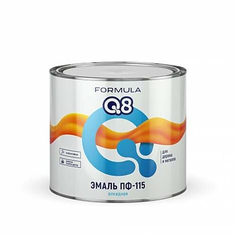 вишневая 1,9 кг FORMULA Q8 Эмаль ПФ-115 (6)