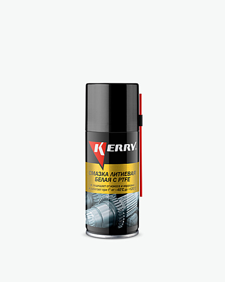 Смазка литиевая белая с PTFE 210 мл KERRY (12)