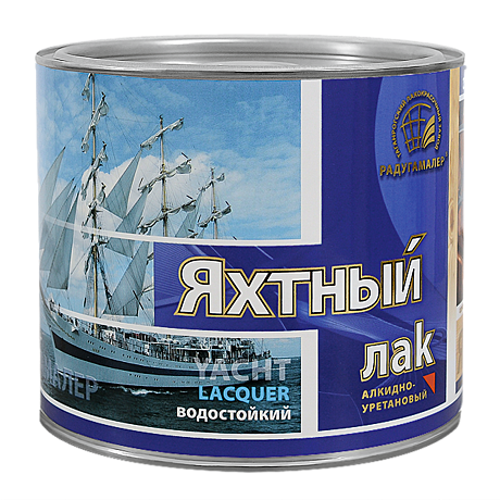 ЛАК яхтный глянц.бесцв .1,9 л  (6)  Радуга Малер