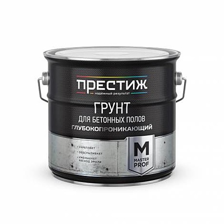 СЕРАЯ Престиж М Эмаль ДЛЯ БЕТОННЫХ ПОЛОВ  6 кг