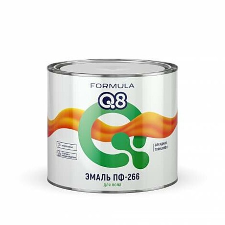 светлый орех  1,9/1,8 кг FORMULA Q8 Эмаль ПФ-266 (6)