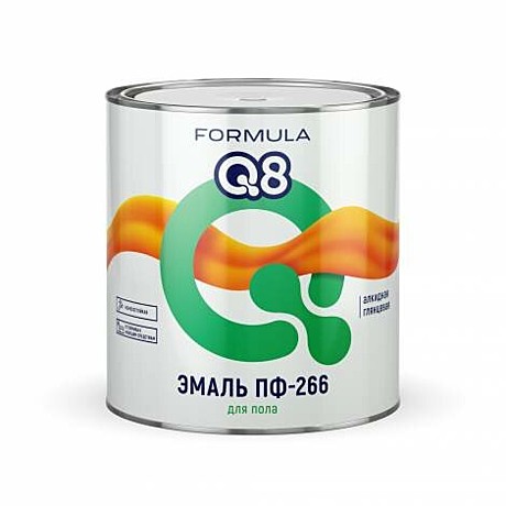 светлый орех  2,7 кг FORMULA Q8 Эмаль ПФ-266 (6)