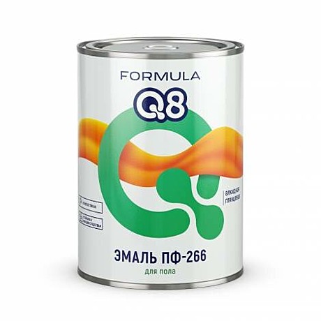 желто-коричневый  0,9/0,8 кг FORMULA Q8 Эмаль ПФ-266 (14)