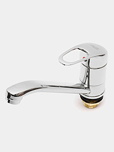 Смеситель для умывальника aQuaDv, Из15 см,Гайка, 40 мм, Арт 043 - 353  (1/10) 