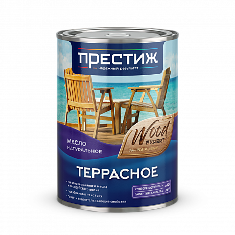 Масло ТЕРРАСНОЕ натуральное ПАЛИСАНДР 0,9 л Престиж (6)