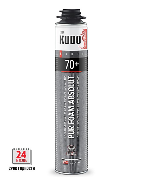 Пена монтажная KUDO PROFF 70+ ABSOLUT XPRESS (12) KUPР10SX70+