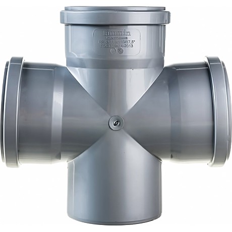 Крестовина канализационная DN 110х110х110 SCE000000110