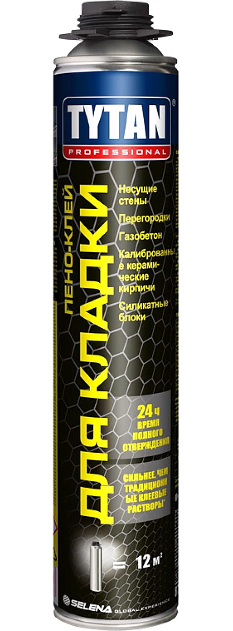 Клей ТИТАН для кладки GUN 870 мл (12), 17392