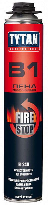 Пена монтажная TYTAN В1 профессиональная, 750мл АКЦИЯ (12), 21154