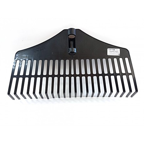 Грабли веерные пластиковые 22 зуба САДОВЫЕ УДАРОПРОЧНЫЕ ПРЯМЫЕ ЧЕРНЫЕ, (10), ИНТЕХПРОМ