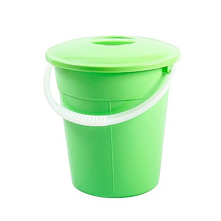 Ведро 10л ЛАЙТ с крышкой, РАДИАН