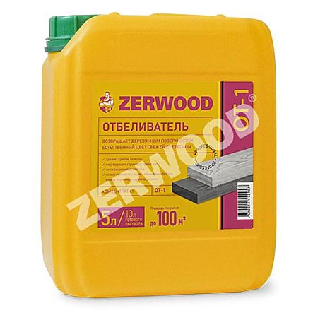 ОТБЕЛИВАТЕЛЬ ZERWOOD ОТ- 1 концентрат 1:1  1л канистра (уп 6) УЦЕНКА
