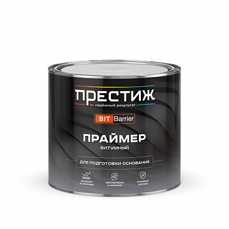 ПРЕСТИЖ ПРАЙМЕР битумный ДЛЯ ПОДГОТОВКИ ОСНОВАНИЯ  1,7 кг (6)