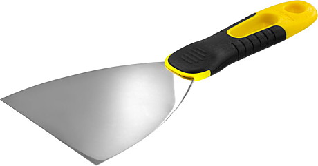Шпатель нерж.профилироованное полотно STAYER 2к,ручка 60 мм 10045-06