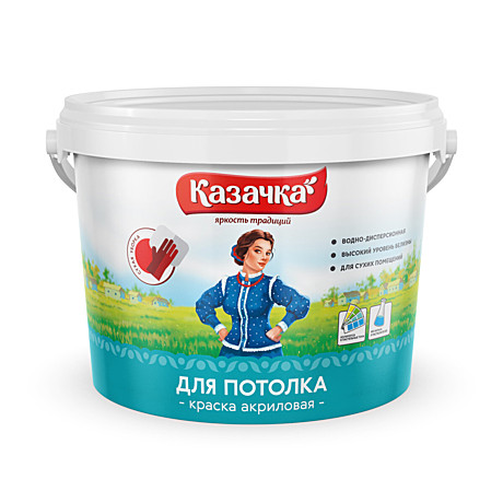 ВД-АК   (W-1)  6,5кг Казачка  д/потолков