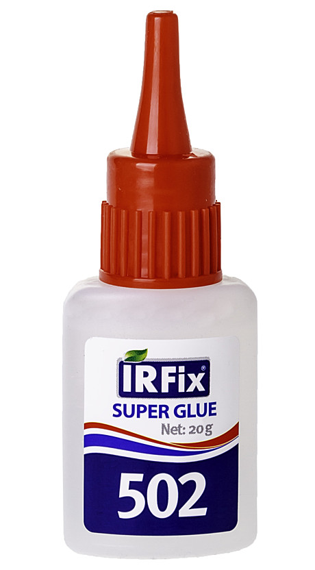 Клей секундный цианакрилатный Super Glue 502 бесцветный (20гр) IRFIX (50), 20071