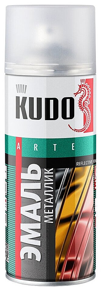 хром эмаль металлик KUDO универ/аэрозольная 520мл KU-1027 